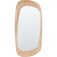 Beliani Miroir TRIZAY 57 cm 120 cm Marron