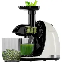Kitchenbrothers Slowjuicer - avec réservoir à pulpe - 700ml - Beige