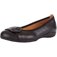 Gabor Ballerines 'Ballerina Damen 64.163 27 Echtleder in schwarz' noir