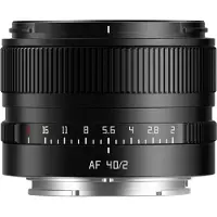 TTArtisan AF 40 mm F/2 Sony monture E noir