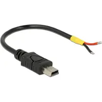 DeLOCK USB Mini-B Kabel - 2Pol Strom, 10cm