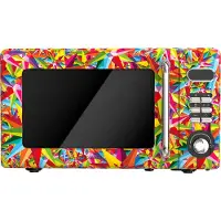 Cecotec Proclean 5110 Retro Coloring Tech Micro-ondes Avec Gril Multicolore 20L / EU Plug 220V Multicolore 20L