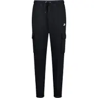 Nike Pantalon 'Club' noir / blanc