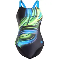 Arena Bloom Swimsuit Noir 40 Femme