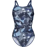 Arena Scratched Super Fly Back Swimsuit Bleu 40 Femme
