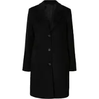 Selected Laine Mélangée Manteau Femme Le noir 40