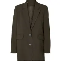 Selected Coupe Décontractée Blazer Femme Marron 36