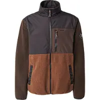 Iriedaily Veste en polaire 'Auf Deck' chocolat / cognac / brun foncé / anthracite