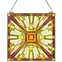 Vevor Attrape-soleil Vitrail 50,1x52,7 cm