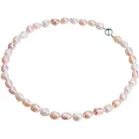 Valero Pearls Chaîne rose / argent / blanc