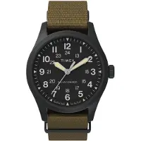 Timex Montre à affichage analogique 'Expedition North Field Post Solar' kaki / noir