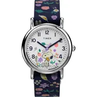 Timex Montre à affichage analogique bleu marine / citron vert / lilas / argent / blanc naturel