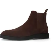Manfield Chelsea Boots brun foncé