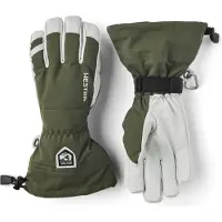 Hestra - Gants de ski en cuir - Glove Army Leather Heli Ski Olive en Cuir - Taille 8 - Kaki