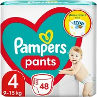 Pampers Pants Size 4 culottes de protection jetables 9-15 kg 48 pcs
