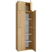 VCM XXL Armoire de bureau en bois Armoire à dossiers Livres Meubles de bureau Classeur Lona 5x A XXL Armoire de bureau en bois Armoire à dossiers Livres Meubles de bureau Classeur Lona 5x A