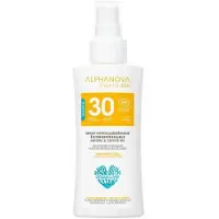 Alphanova sun - Spray Solaire SPF 30 Bio Peaux Sensibles 90 g Crème Pour La Peau