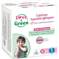 Love & Green Culottes hypoallergéniques Love&Green taille 5 Junior 12-18 kg x29