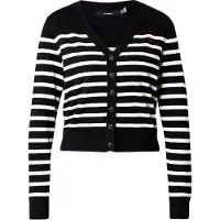 Vero Moda Cardigan 'VMDORY' noir / blanc