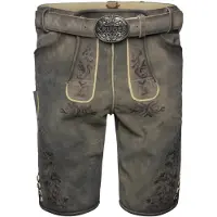 Krüger Collection Pantalon folklorique 'Juan' jaune / gris
