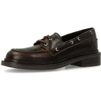 Manfield Mocassin brun foncé
