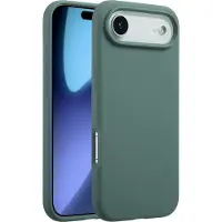 Accezz Coque Liquid Silicone avec MagSafe Apple iPhone Air - Vert foncé