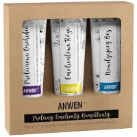 Anwen Conditionneurs pour cheveux à forte porosité set Orchidée protéinée, 100ml + Rose émolliente, 100ml + Sureau hydratant, 100ml