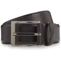 BOSS Ceinture en cuir grainé italien avec boucle à ardillon lisse
