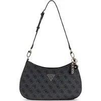 GUESS HWBG9672180 NOELLE II TOP ZIP SHOULDER BAG Femme Schultertasche coal logo