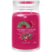Yankee candle Sparkling Winterberry bougie parfumée Signature 567 g