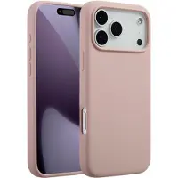 Accezz Coque Liquid Silicone avec MagSafe pour Apple iPhone 17 Pro Max - Rose