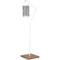 Suns Lampe d'Extérieur Suns Mrs. Solar Ivy Frame Hanging Light Matt White