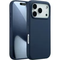 Accezz Coque Liquid Silicone avec MagSafe Apple iPhone 17 Pro - Bleu foncé