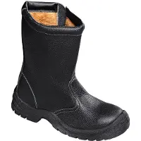 TeXXor Bottes d'hiver à fermeture à glissière S3 ZIPPER noir/vert taille 47