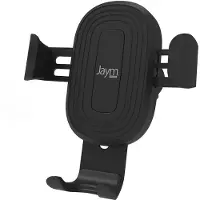 Jaym Support Voiture Pour Smartphone Avec Charge À Induction 15w Et 2 Fixations Jaymnoir