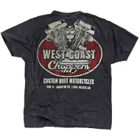 West Coast Choppers Panhead Vintage Short Sleeve T-shirt Gris XL Homme