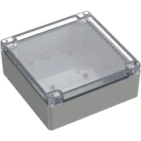 TRU COMPONENTS TC-10860864 Universal-Gehäuse 149.90 x 149.90 x 60 Polycarbonat (Boîtier), Accessoires électroniques + boîtier, Gris