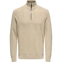 Only & Sons Pull-over 'ONSMACE' greige