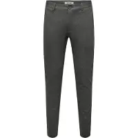 Only & Sons Pantalon chino 'ONSMark' noir chiné