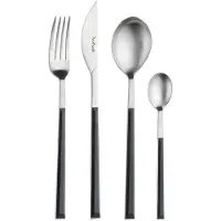 Pinti Inox Pintinox Couverts à Sushi Pro Noir - 24 pièces - Acier inoxydable & ABS - Haute qualité gastronomique