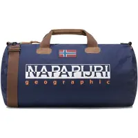Napapijri Sac week-end 'Bering 3' bleu marine / chocolat / rouge / blanc
