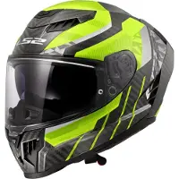 LS2 LS2FF807DragonTraxH-VisJauneCasqueIntégral Taille M