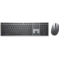 Dell KM7321W Clavier Souris inclus RF sans fil + Bluetooth AZERTY Gris Belge