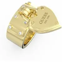 GUESS All You Need Is Love Ring Doré 56 Femme