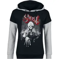 Ghost Sweat-shirt à capuche de - Priest - XS - XXL - pour Femme - chiné noir/gris - Taille M