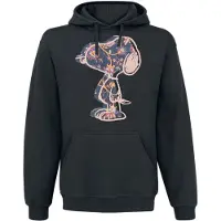 Snoopy Sweat-shirt à capuche de - Doré - S - XXL - pour Femme - noir - Taille L