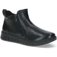 Caprice - Bottes pour femmes - Fermeture éclair - Noir - Style décontracté