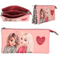 Depesche Trousse à crayons LEOHEART rose