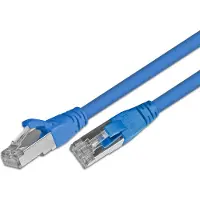 Wirewin Câble patch : F/UTP, 1.5m, bleu (F/UTP, CAT5e, 1.50 m)