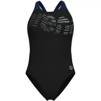 Arena Maillot de bain 'FLOWING' noir / blanc